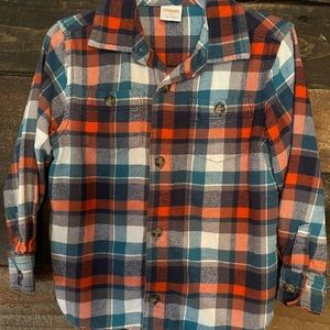Gymboree flannel button up shirt
